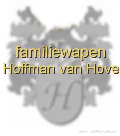 familiewapen Hoffman van Hove