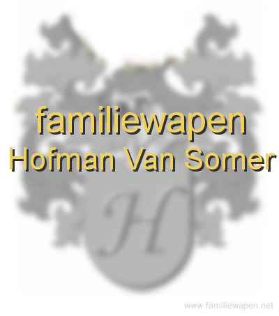 familiewapen Hofman Van Somer