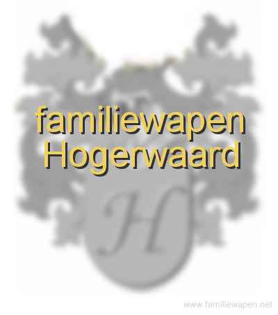 familiewapen Hogerwaard