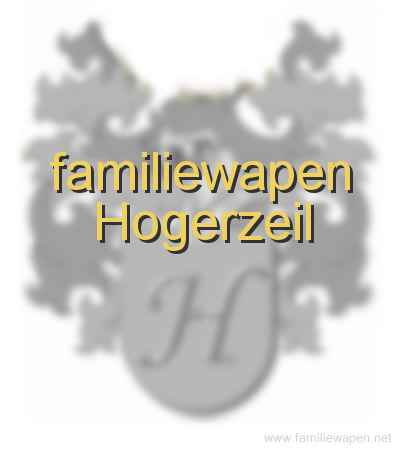 familiewapen Hogerzeil