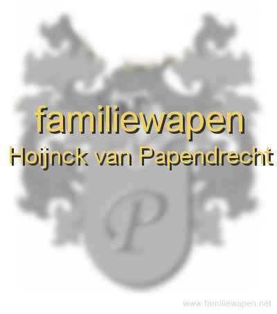 familiewapen Hoijnck van Papendrecht