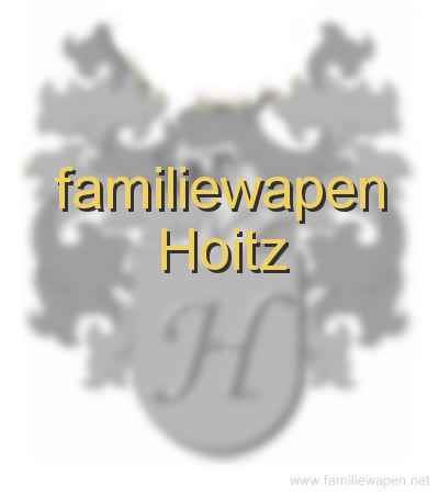 familiewapen Hoitz