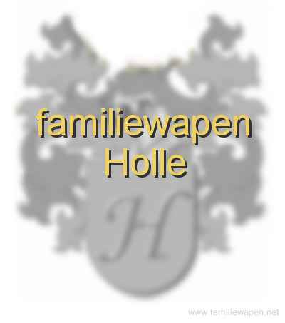 familiewapen Holle