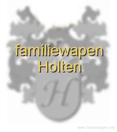 familiewapen Holten