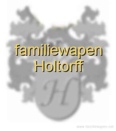 familiewapen Holtorff