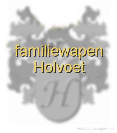 familiewapen Holvoet