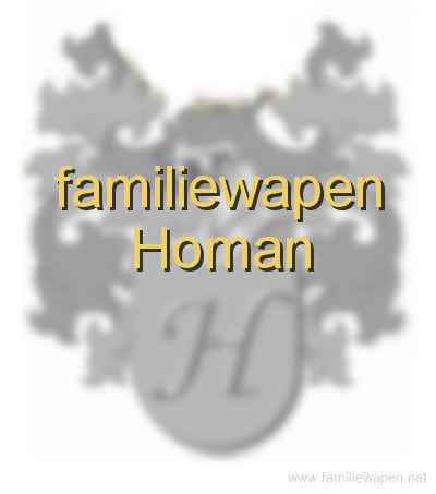 familiewapen Homan