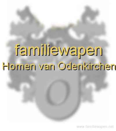 familiewapen Homen van Odenkirchen