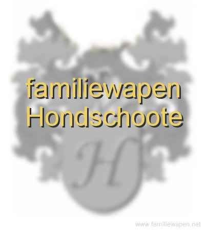 familiewapen Hondschoote