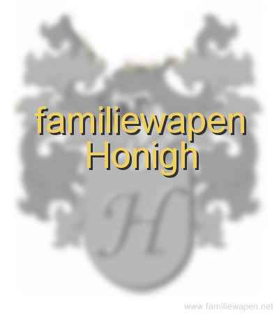 familiewapen Honigh