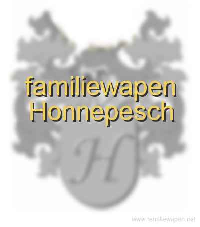 familiewapen Honnepesch