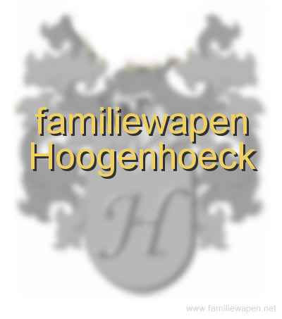 familiewapen Hoogenhoeck