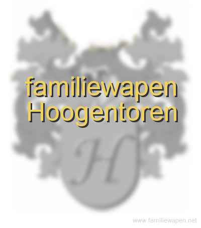 familiewapen Hoogentoren