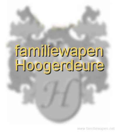 familiewapen Hoogerdeure