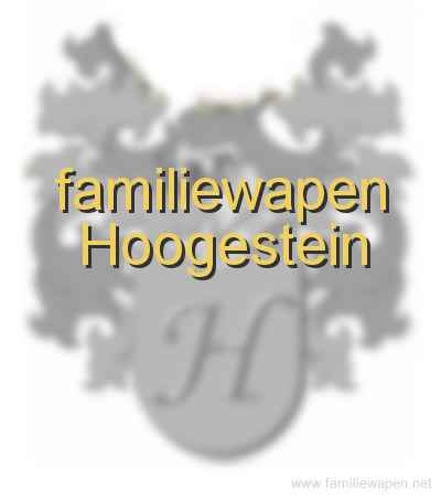 familiewapen Hoogestein