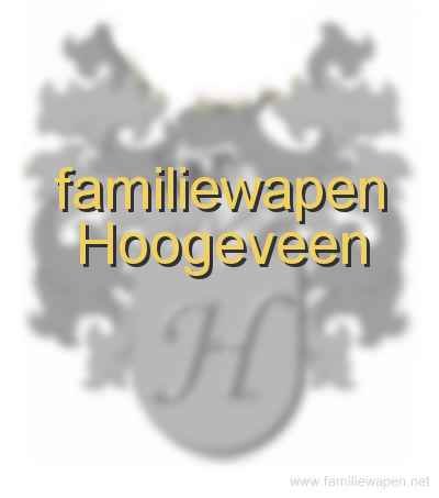 familiewapen Hoogeveen