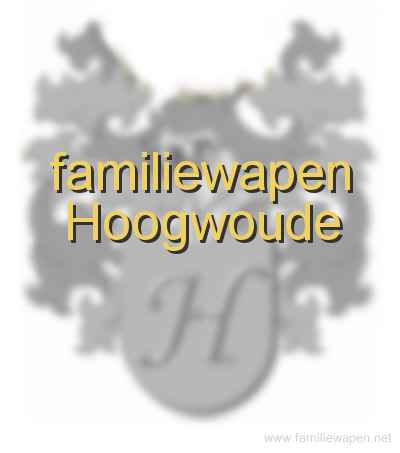 familiewapen Hoogwoude