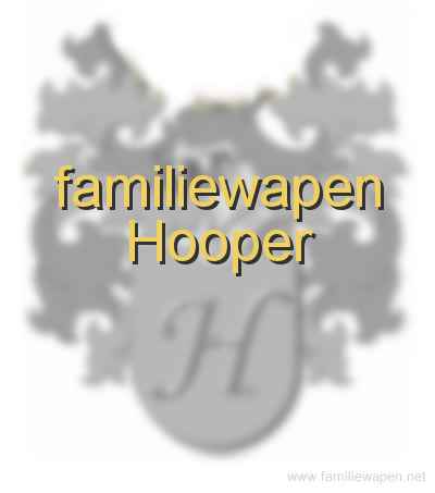 familiewapen Hooper