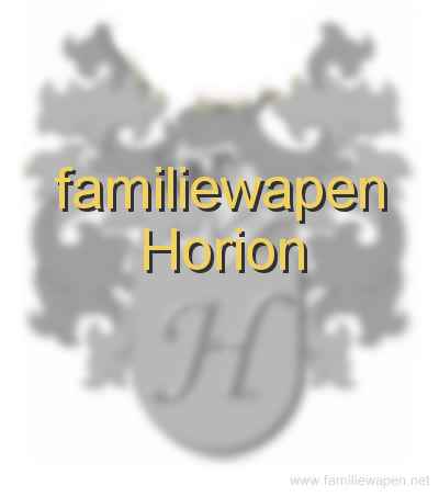 familiewapen Horion