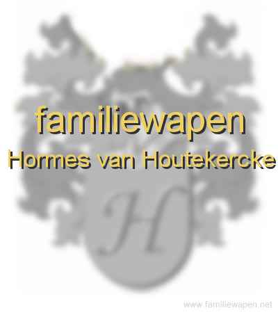 familiewapen Hormes van Houtekercke