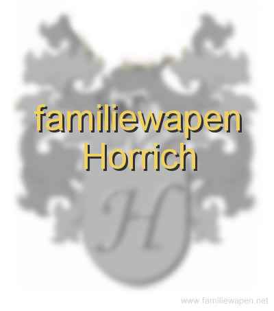 familiewapen Horrich