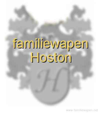 familiewapen Hoston