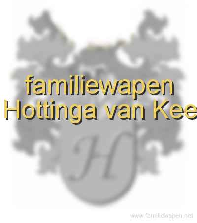 familiewapen Hottinga van Kee