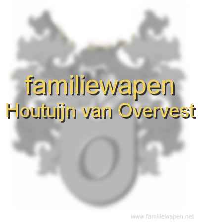 familiewapen Houtuijn van Overvest