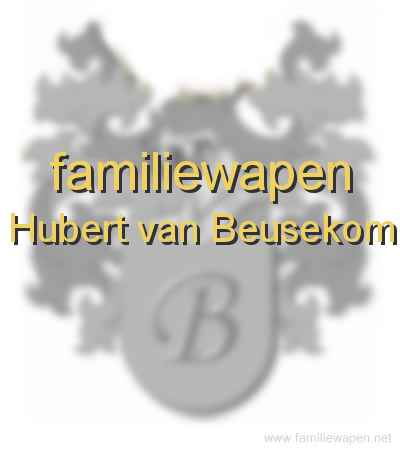 familiewapen Hubert van Beusekom