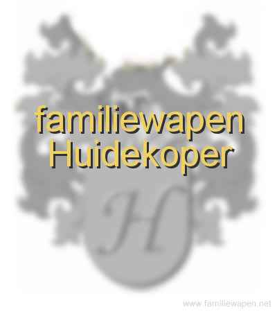 familiewapen Huidekoper