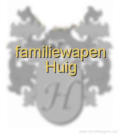 familiewapen Huig