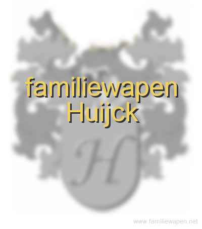 familiewapen Huijck