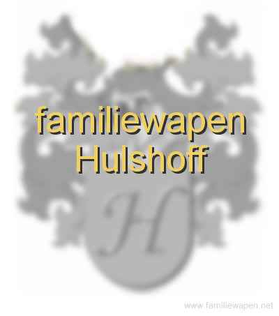 familiewapen Hulshoff