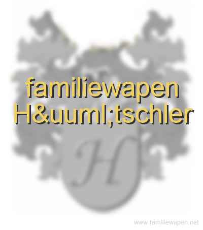 familiewapen Hütschler