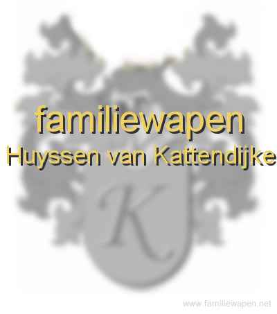 familiewapen Huyssen van Kattendijke