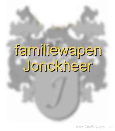 familiewapen Jonckheer