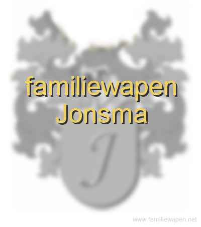 familiewapen Jonsma