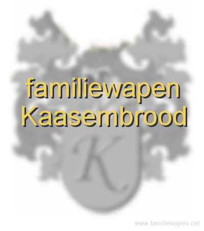 familiewapen Kaasembrood