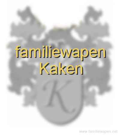 familiewapen Kaken