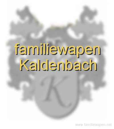 familiewapen Kaldenbach