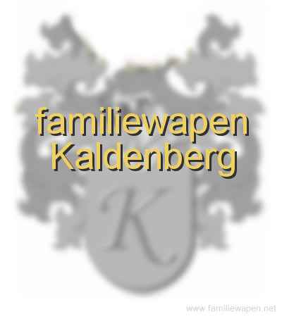 familiewapen Kaldenberg