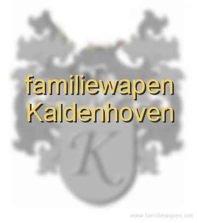 familiewapen Kaldenhoven