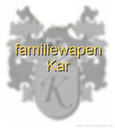 familiewapen Kar