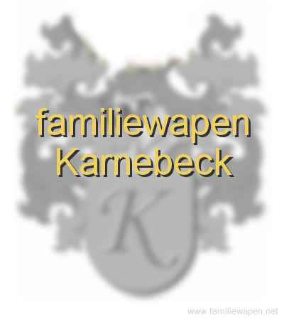 familiewapen Karnebeck