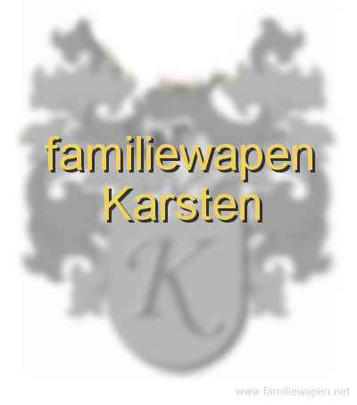 familiewapen Karsten