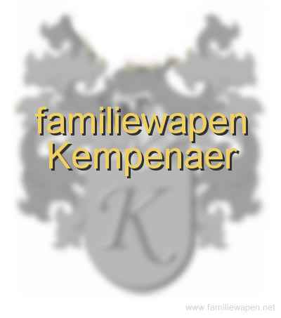 familiewapen Kempenaer