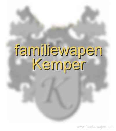 familiewapen Kemper