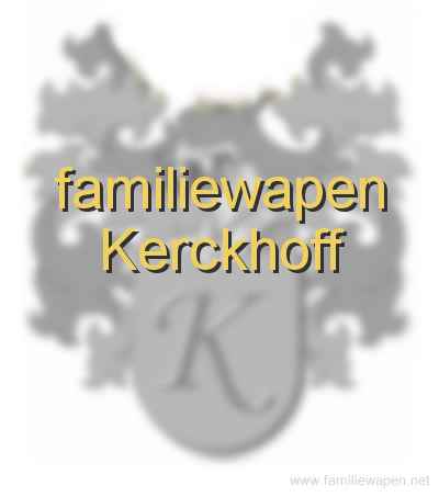 familiewapen Kerckhoff