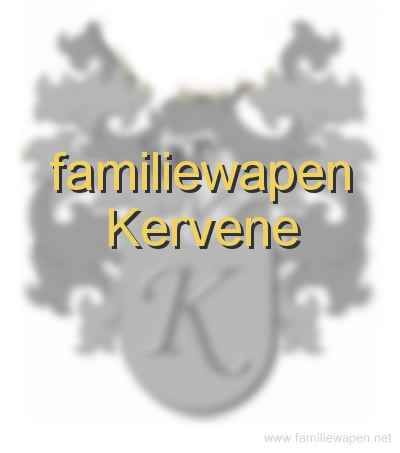 familiewapen Kervene