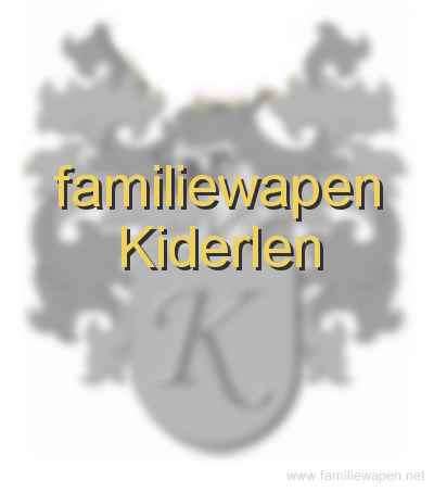 familiewapen Kiderlen